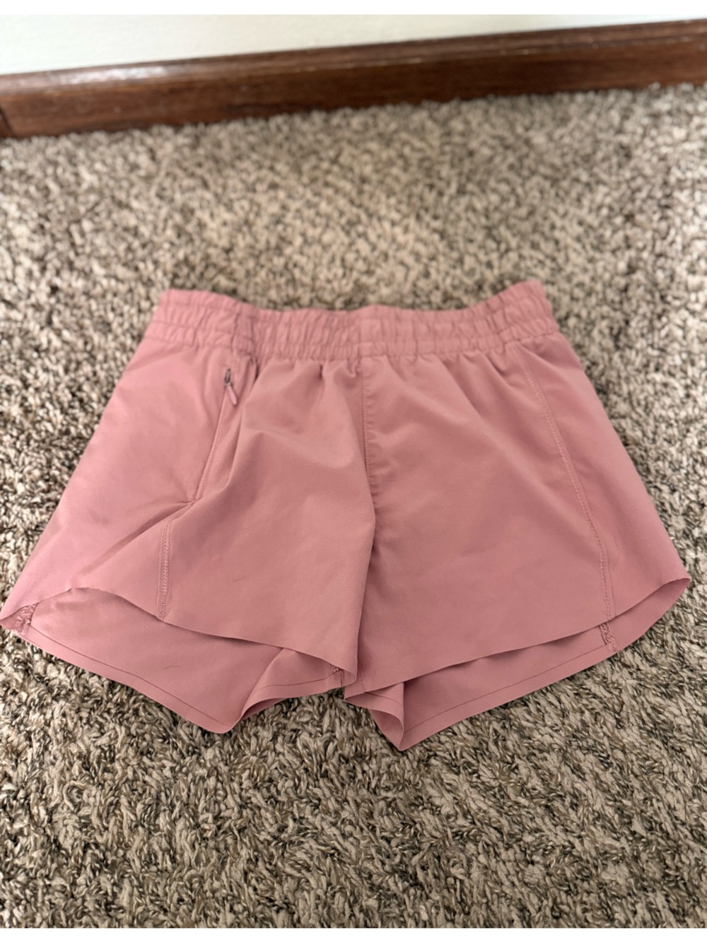 Athleta Girl Bundle 2 Athletic Shorts Size 12 Pink Blue Running Activewear
